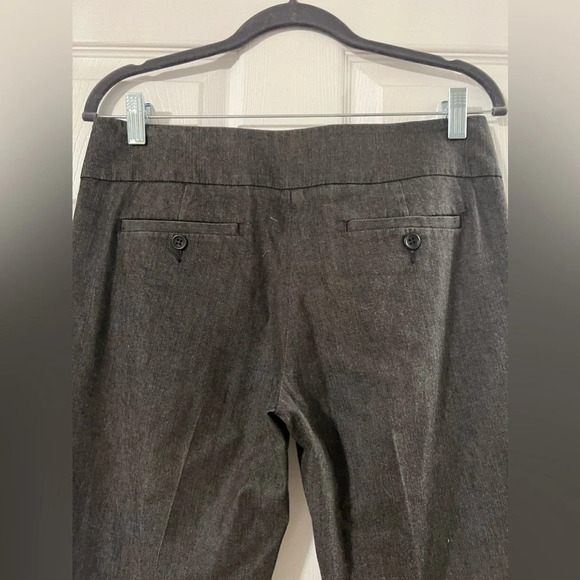 Theory Marcus D North Dakota Gray Flare Dress Pants Size 6 - Picture 6 of 8